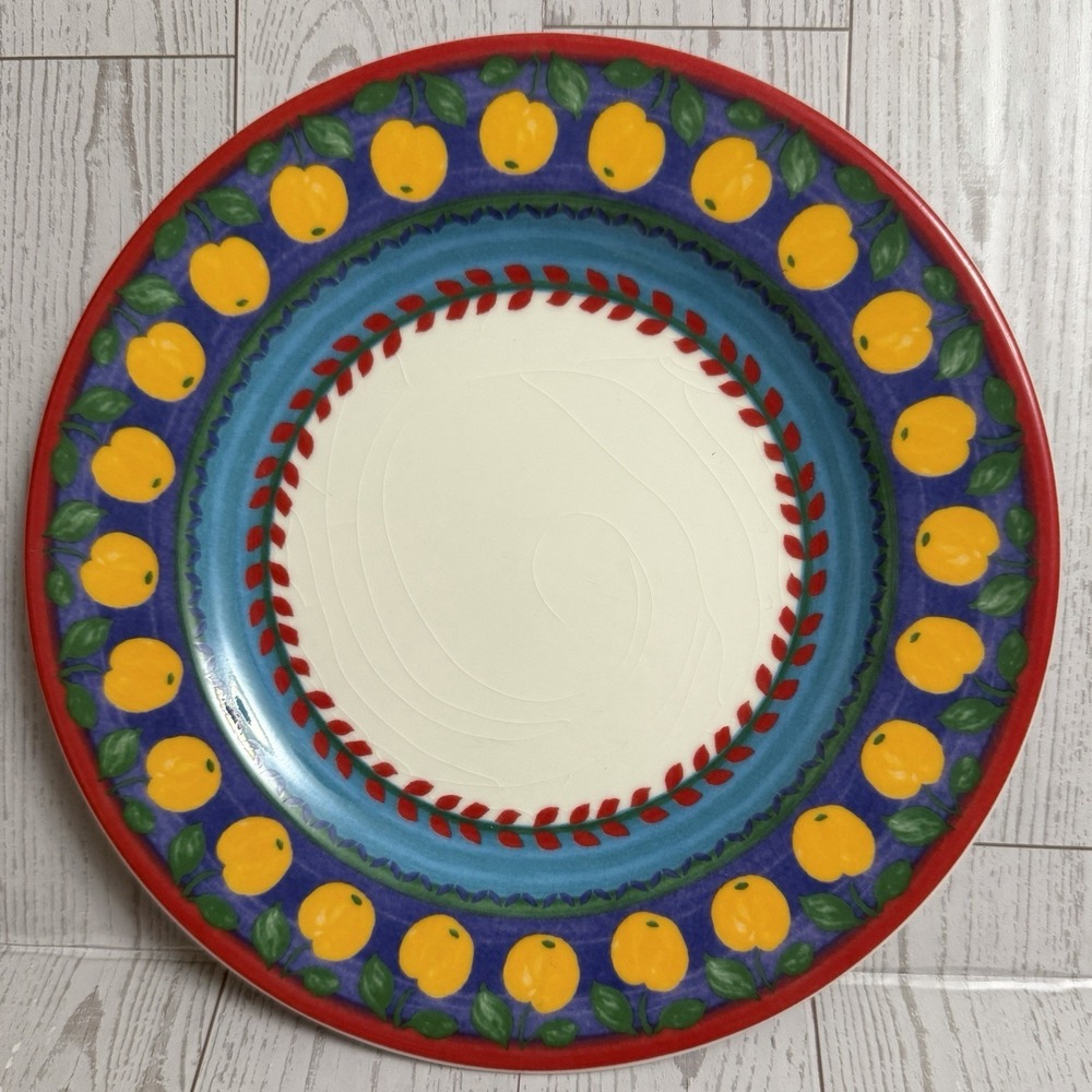 Vista Alegre‎ Portugal Fruit Fantasy Earthenware Salad Dessert 8.75" Apples